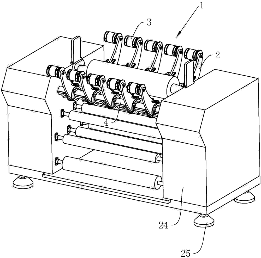 锂电池隔膜午夜免费福利的收卷机构的制作方法