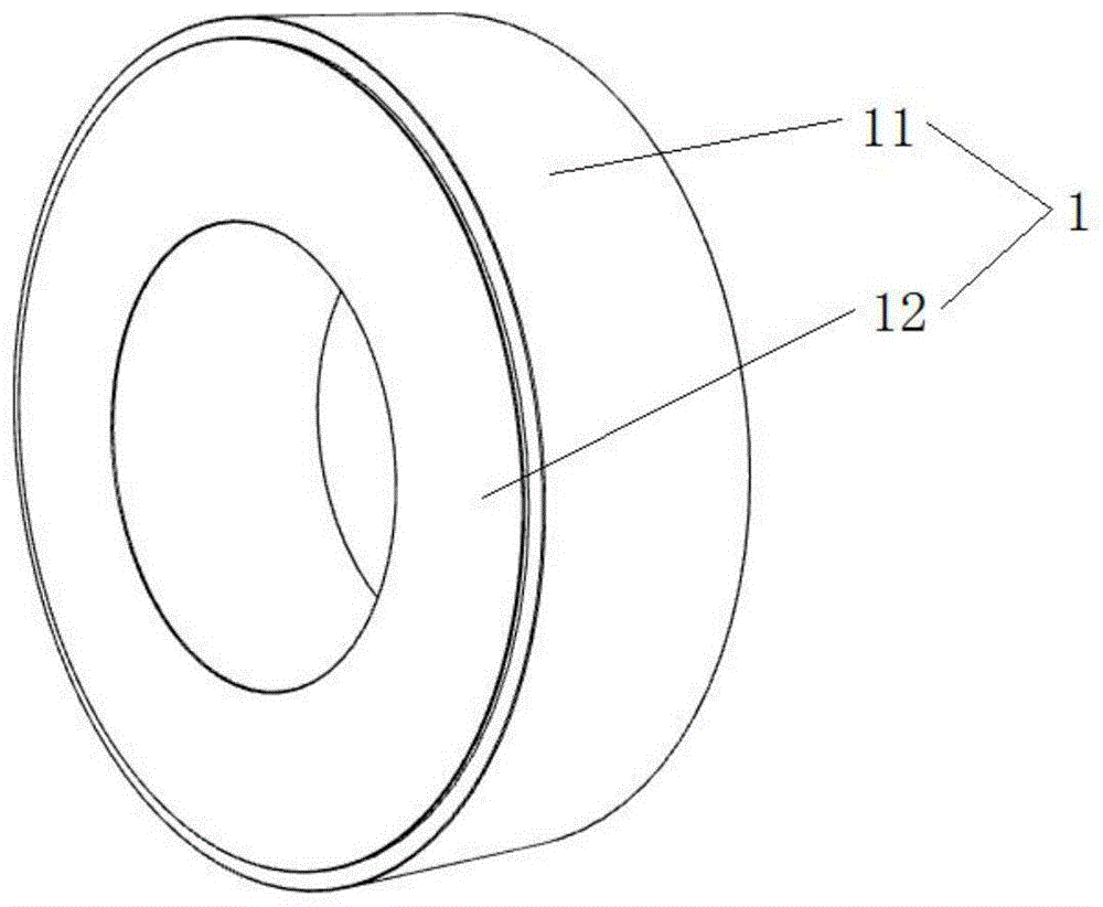 一种分切刀用隔套、分切刀组件、午夜免费福利的制作方法