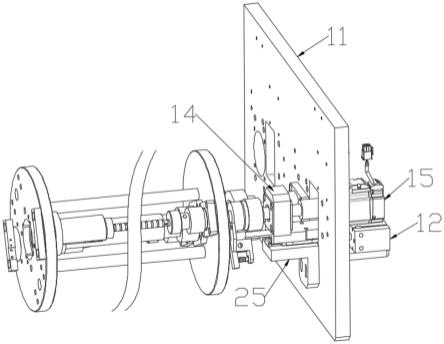 一种修正带午夜免费福利收卷轴旋转驱动装置的制作方法