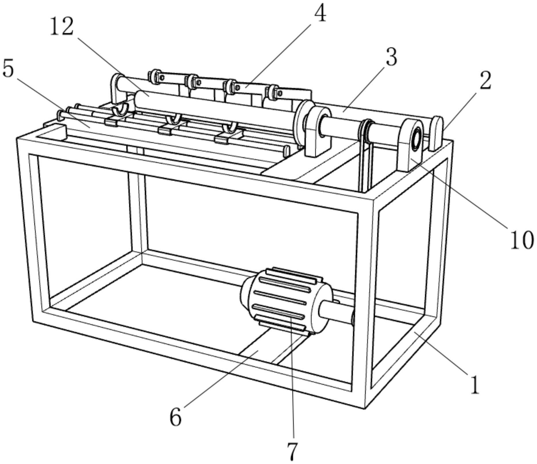 一种纸管午夜免费福利的送料午夜免费福利构的制作方法