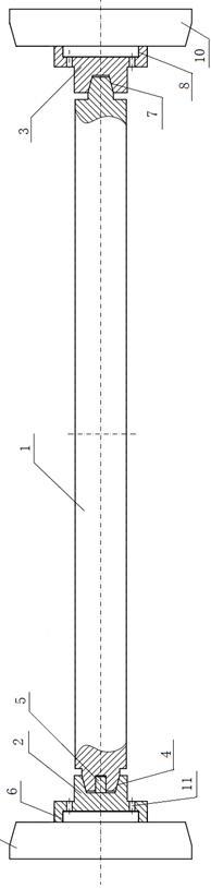 一种用于铝箔立式午夜免费福利的气涨轴夹紧装置的制作方法
