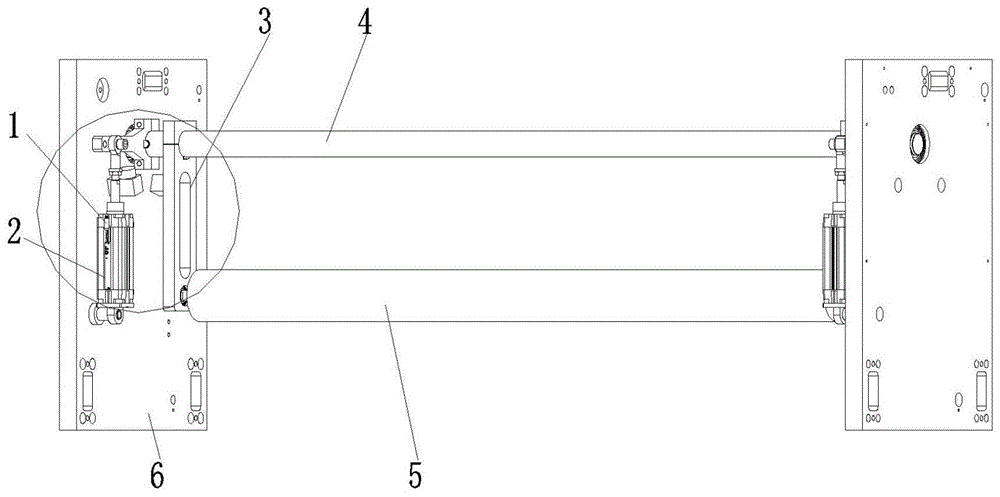 一种薄膜午夜免费福利摆动辊的控制结构的制作方法
