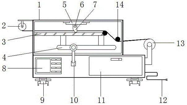 一种胶带生产中用的午夜免费福利的制作方法