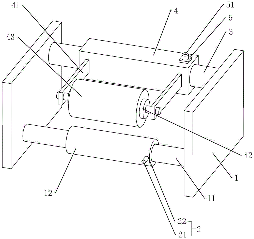 用于不干胶午夜免费福利的收卷装置的制作方法