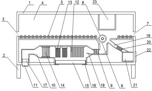 一种复合内衬纸午夜免费福利高效除尘装置的制作方法