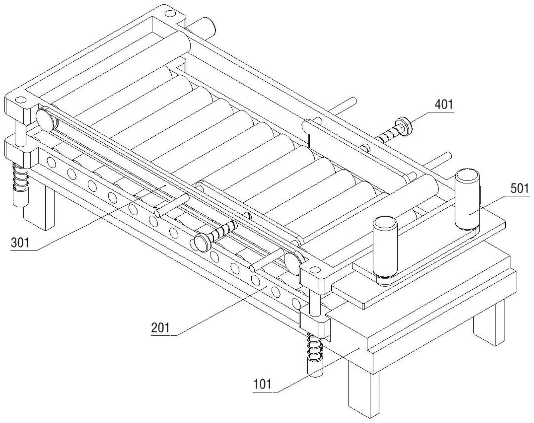 一种塑料泡沫午夜免费福利工件定位机构的制作方法