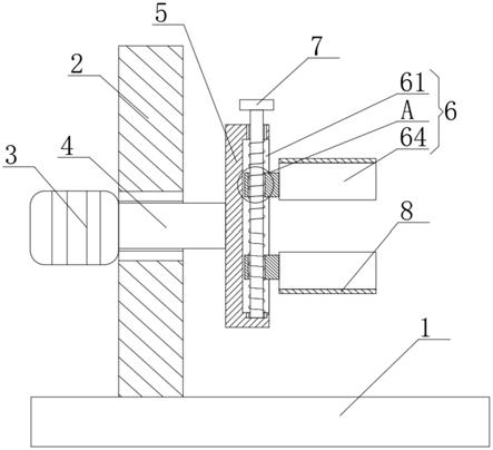 一种无纺布午夜免费福利摩擦放卷机械装置的制作方法