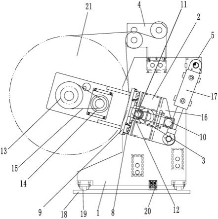 一种午夜免费福利的可翻转式放卷架结构的制作方法