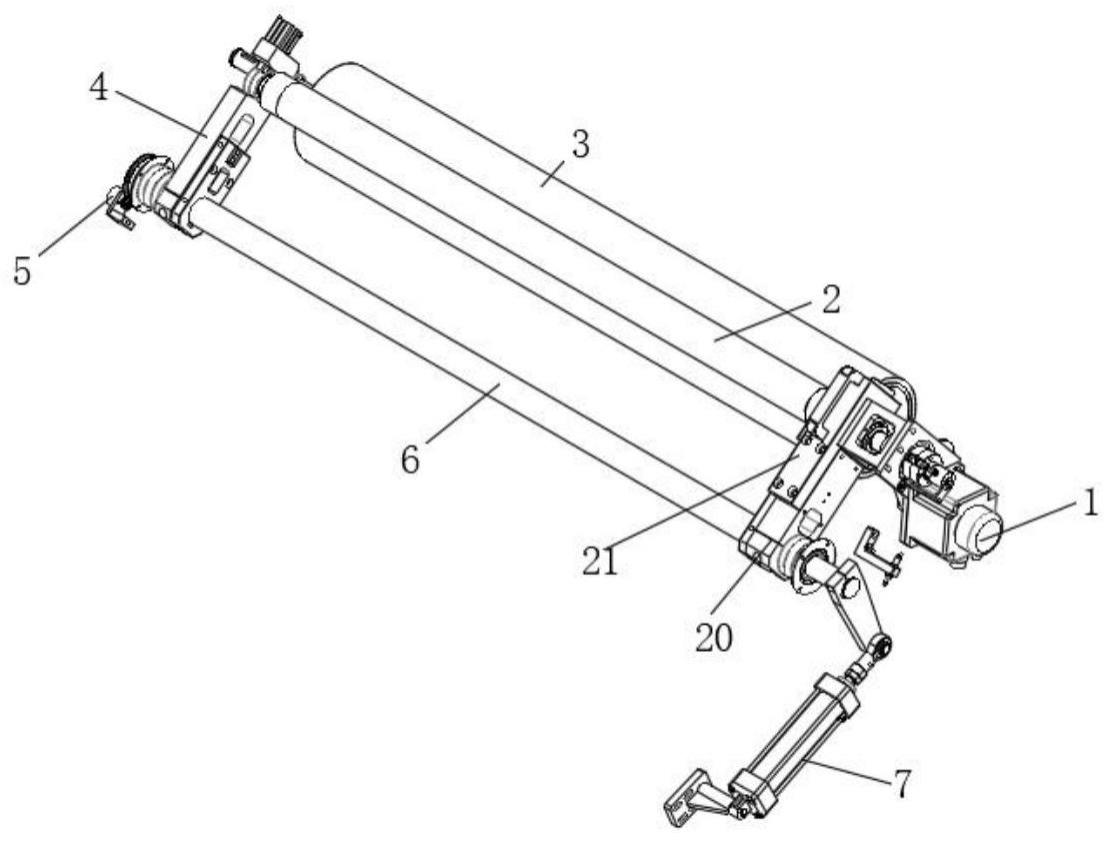 一种午夜免费福利收卷摆臂结构的制作方法