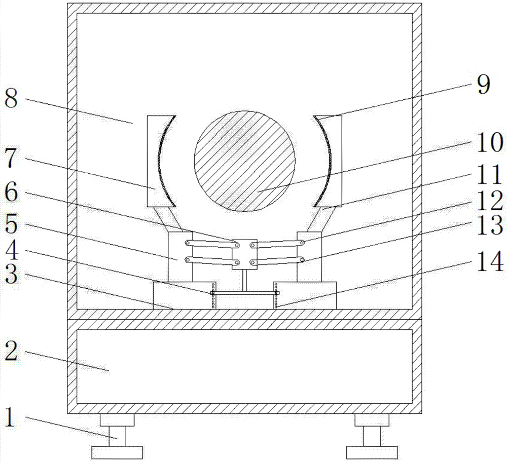 一种纸管加工午夜免费福利的夹紧装置的制作方法