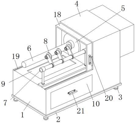 一种具有废料回收功能的纸管加工用午夜免费福利的制作方法