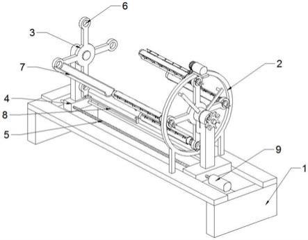 一种利用废纸资源造纸的纸管午夜免费福利的传输机构的制作方法